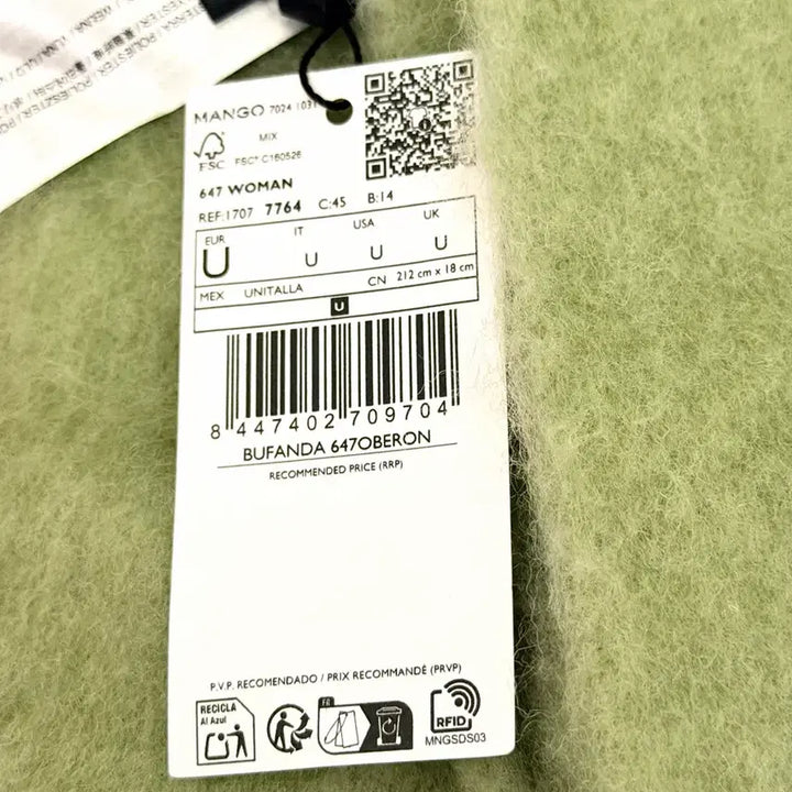 [BUNJANG] Mango Scarf / 망고 mango 목도리 새상품