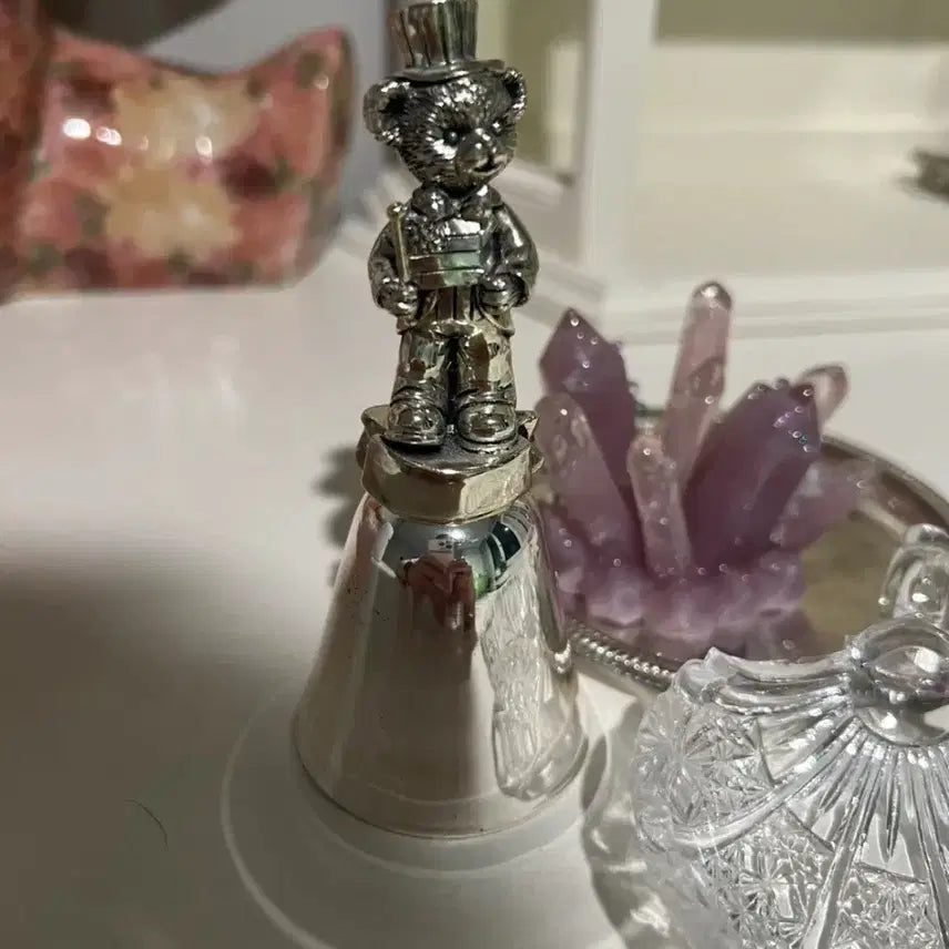 [BUNJANG] Vintage Silver Bear Bell / 빈티지 실버 곰돌이 벨
