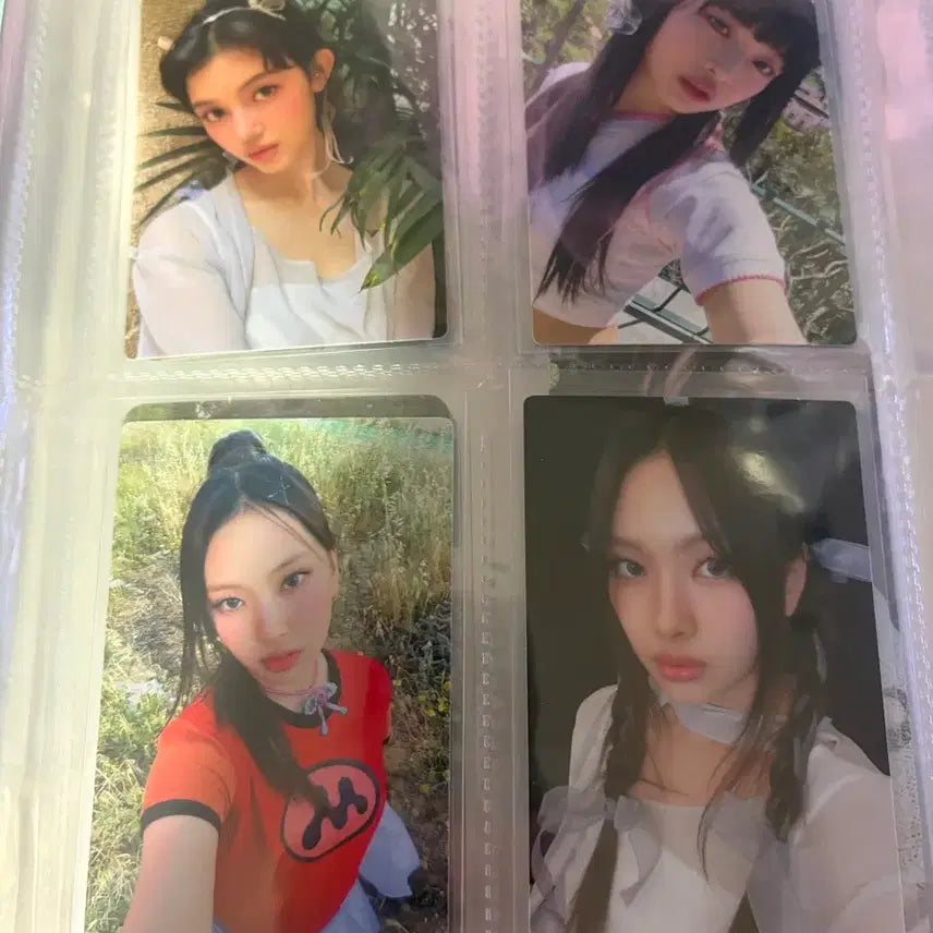 뉴진스 라인 팝업 포카