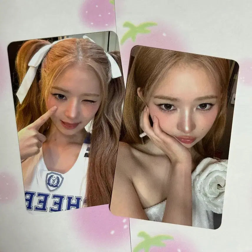 아이브 시크릿 레이 애플뮤직 럭드 미공포 포카 포토카드