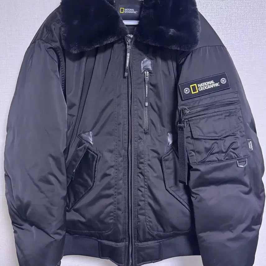 [BUNJANG] National Geographic Padded Flight Jacket / [L]내셔널지오그래픽 패딩 항공 점퍼 판매