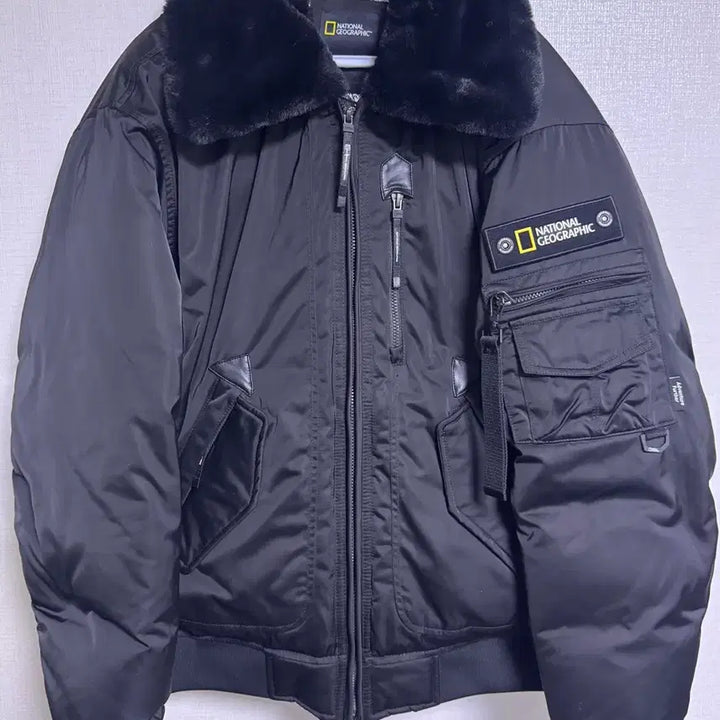 [BUNJANG] National Geographic Padded Flight Jacket / [L]내셔널지오그래픽 패딩 항공 점퍼 판매