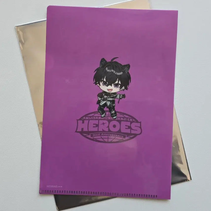 [BUNJANG] Nijisanji Saiki Ittetsu Goods Bundle Set / 니지산지 사이키 잇테츠 클리어파일 아크릴스탠드 뱃지  굿즈세트