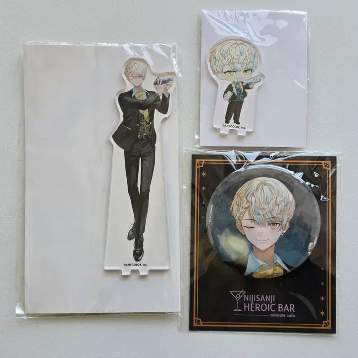 [BUNJANG] Nijisanji Hibachi Mana Hero Bar Goods Bundle Set / 니지산지 히바치 마나 히어로 바 굿즈 세트