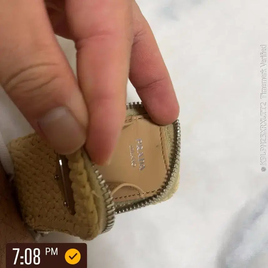 [BUNJANG] Prada Raffia Pouch / 프라다 라피아 파우치 ₩마지막가격₩