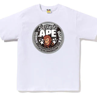 [BUNJANG] BAPE 24SS Busy Work Saru T-shirt / [S] 베이프 24SS 비지워크 사루 반팔티 화이트