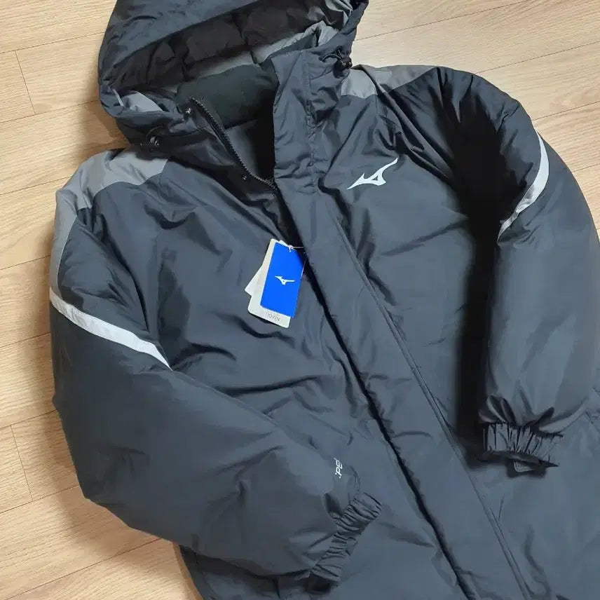 [BUNJANG] Mizuno Long Field Long Padding Jacket Black L / 미즈노 롱필드 롱패딩 블랙 L(100), 새제품
