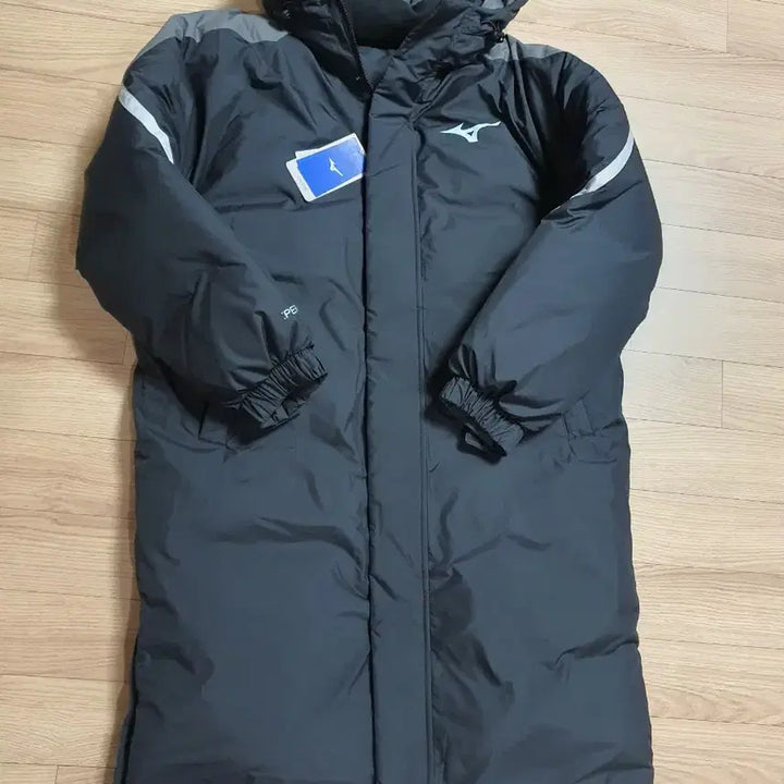 [BUNJANG] Mizuno Long Field Long Padding Jacket Black L / 미즈노 롱필드 롱패딩 블랙 L(100), 새제품