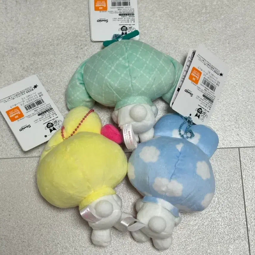 [BUNJANG] My Melody MC Collection Mascot Doll Bundle / 마이멜로디 MC 컬렉션 마스코트인형 3종 일괄 메론마멜 안경마멜
