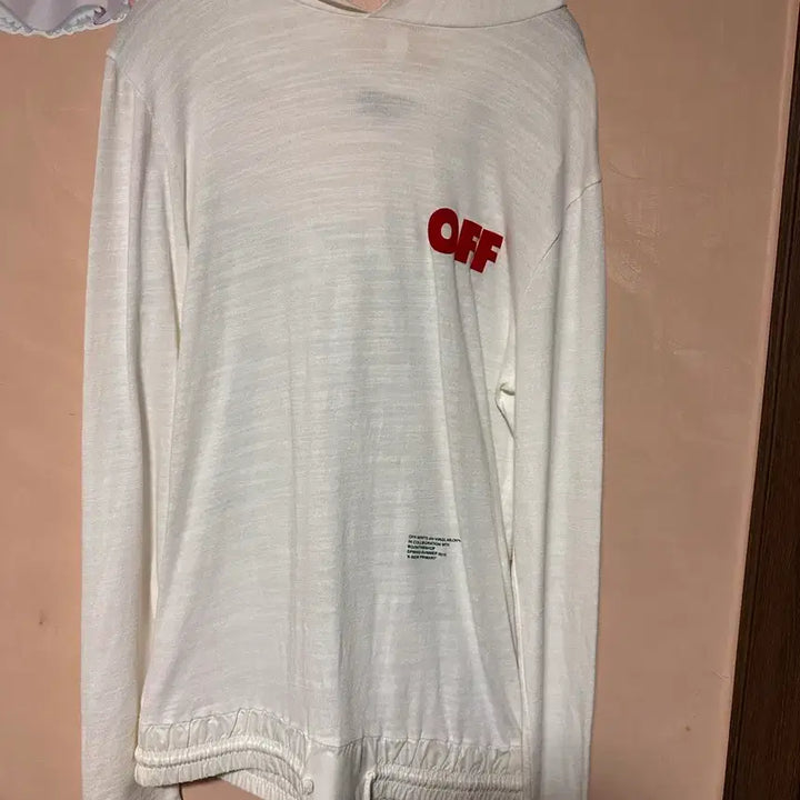 [BUNJANG] Off-White Hoodie (S) / S) 한글택 - 오프화이트 후드