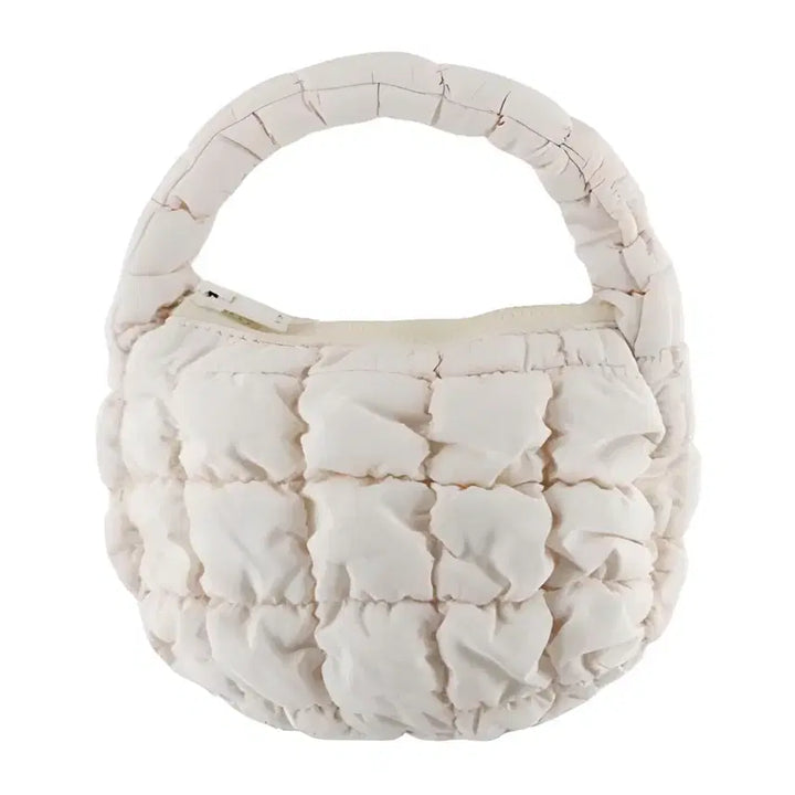 [BUNJANG] Foursome Quilting Tote Bag (Mini) - Cream / 새상품)포시즌 퀼팅 토트백 미니사이즈 크림색상