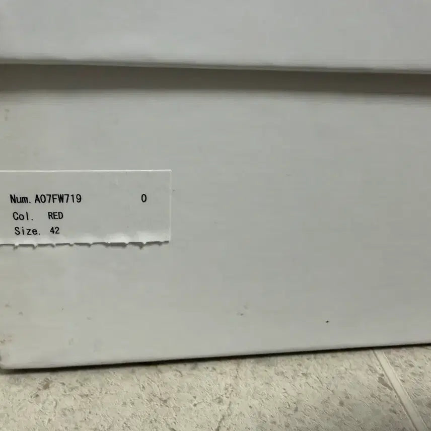 [BUNJANG] Mihara Yasuhiro Baker Red / [42] 미하라야스히로 베이커 레드