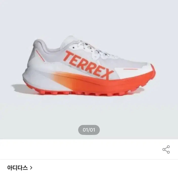 [BUNJANG] Adidas Terrex Agravic 3 Trail Running Shoes 275mm / 아디다스 테렉스 아그라빅 3 트레일 러닝화 275->새제품