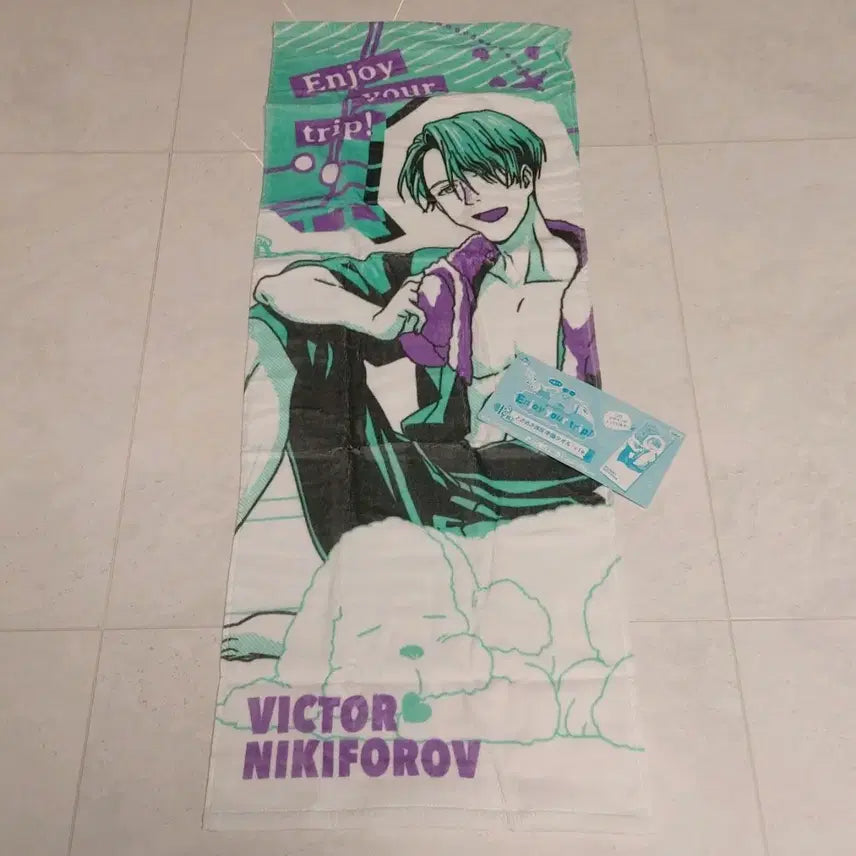 [BUNJANG] Yuri on Ice Victor Nikiforov Tapestry / 유리온아이스 빅토르 니키포로프 F상 타올 태피스트리