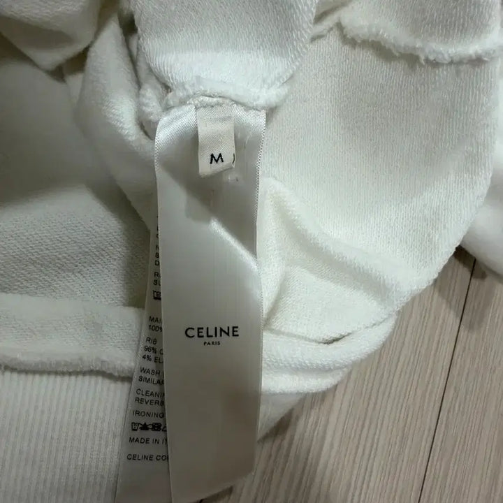 [BUNJANG] Celine Checkerboard Logo Hoodie / 셀린느 후드티