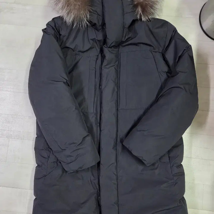 [BUNJANG] ZIOZIA Andz Black Goose Down Padded Jacket / 지오지아 안드지.블랙 구스 다운 패딩 100사이즈