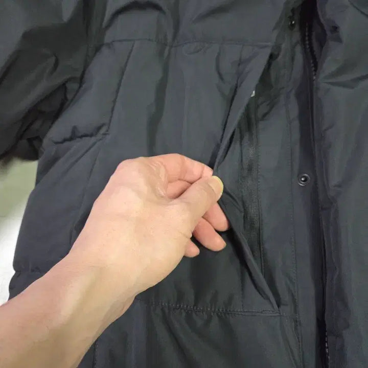 [BUNJANG] ZIOZIA Andz Black Goose Down Padded Jacket / 지오지아 안드지.블랙 구스 다운 패딩 100사이즈