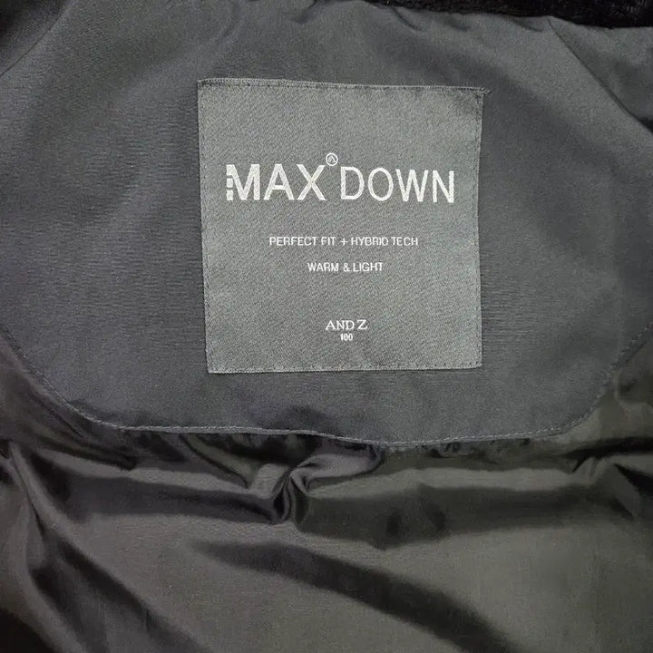 [BUNJANG] ZIOZIA Andz Black Goose Down Padded Jacket / 지오지아 안드지.블랙 구스 다운 패딩 100사이즈