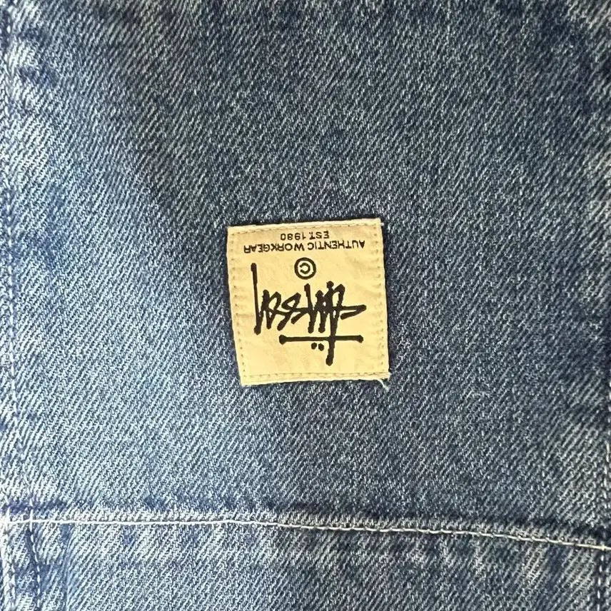 [BUNJANG] Stussy Denim Work Pants Blue 30 Double Knee / 스투시 데님 워크 팬츠 블루 30 더블니
