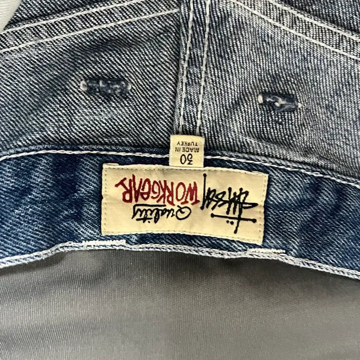 [BUNJANG] Stussy Denim Work Pants Blue 30 Double Knee / 스투시 데님 워크 팬츠 블루 30 더블니