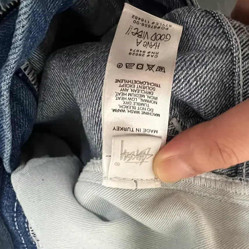 [BUNJANG] Stussy Denim Work Pants Blue 30 Double Knee / 스투시 데님 워크 팬츠 블루 30 더블니