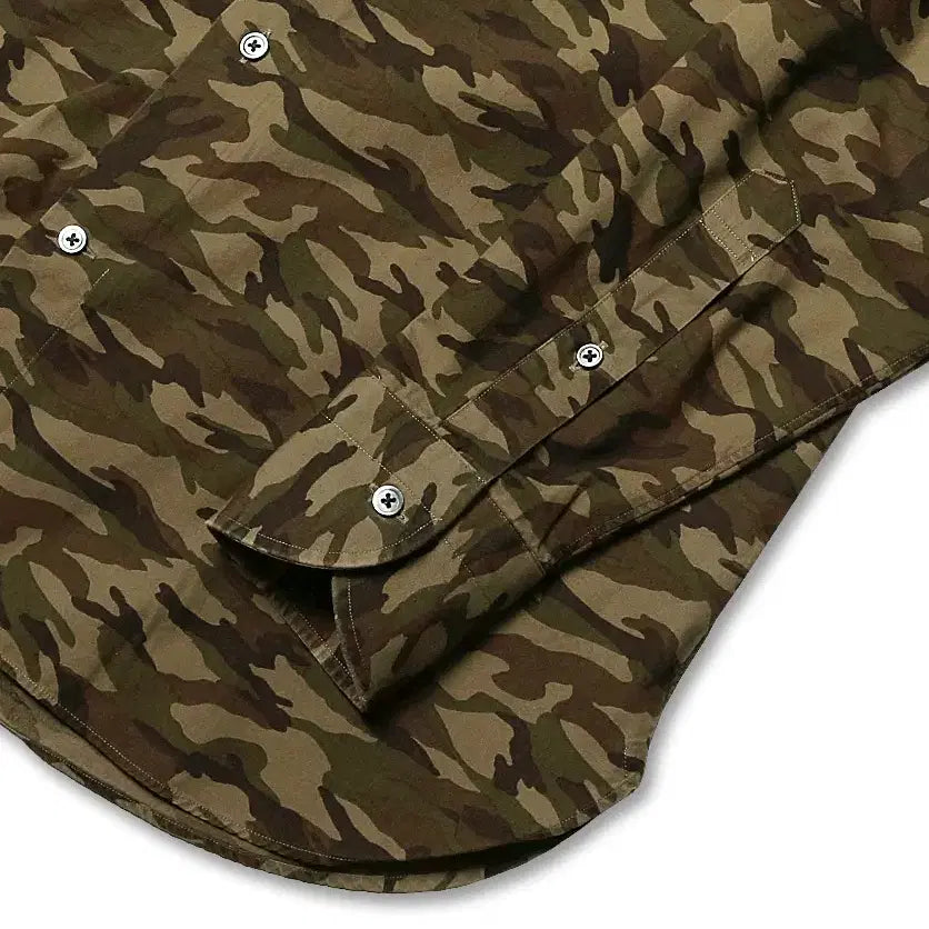 [BUNJANG] Ring Jacket Camouflage Classic Casual Shirt / 링자켓 [Ring Jacket] 카모플라쥬 클래식 캐주얼 셔츠