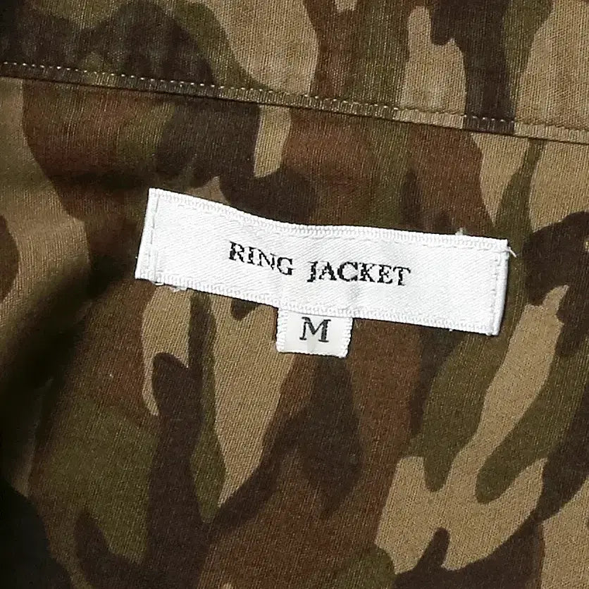 [BUNJANG] Ring Jacket Camouflage Classic Casual Shirt / 링자켓 [Ring Jacket] 카모플라쥬 클래식 캐주얼 셔츠
