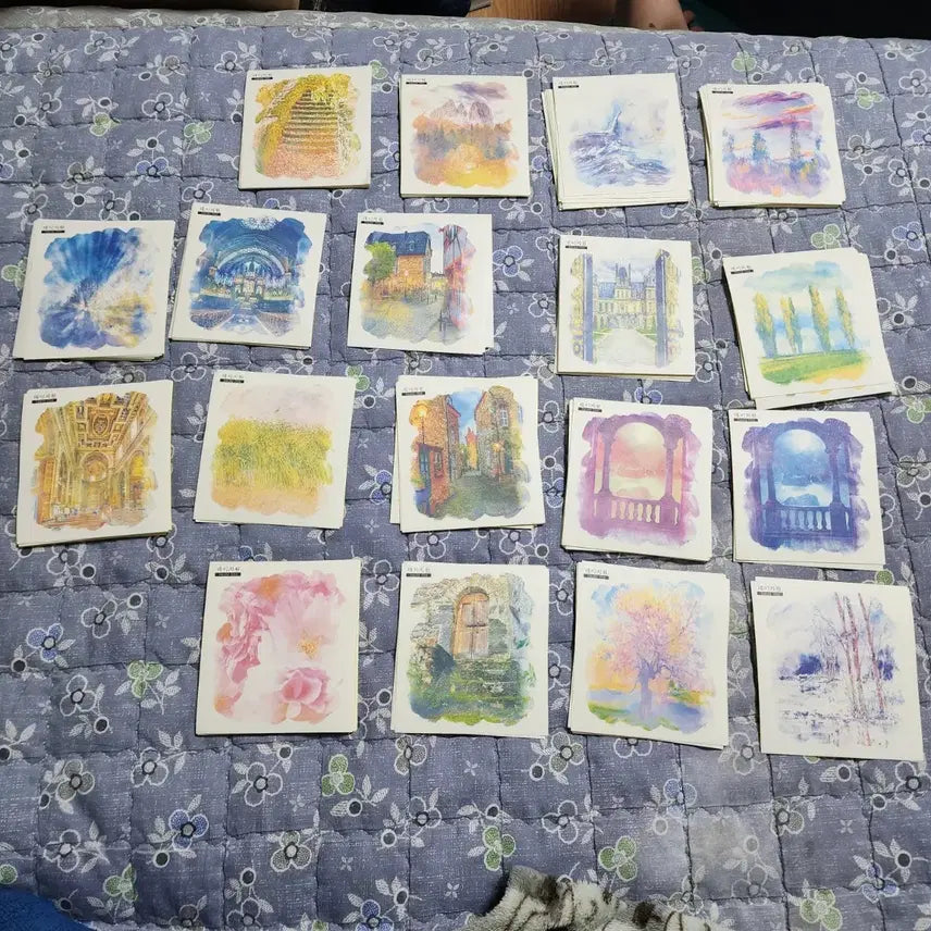 [BUNJANG] Daisy One Scenery Background Illustration Set / 183장 데이지원 풍경 배경 인스 다꾸 18종