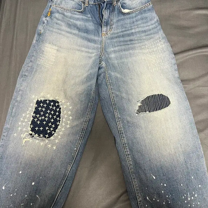 [BUNJANG] ZARA x ADERERROR Patchwork Jeans Blue 36 / 자라 x 아더에러 패치워크 진 블루 36