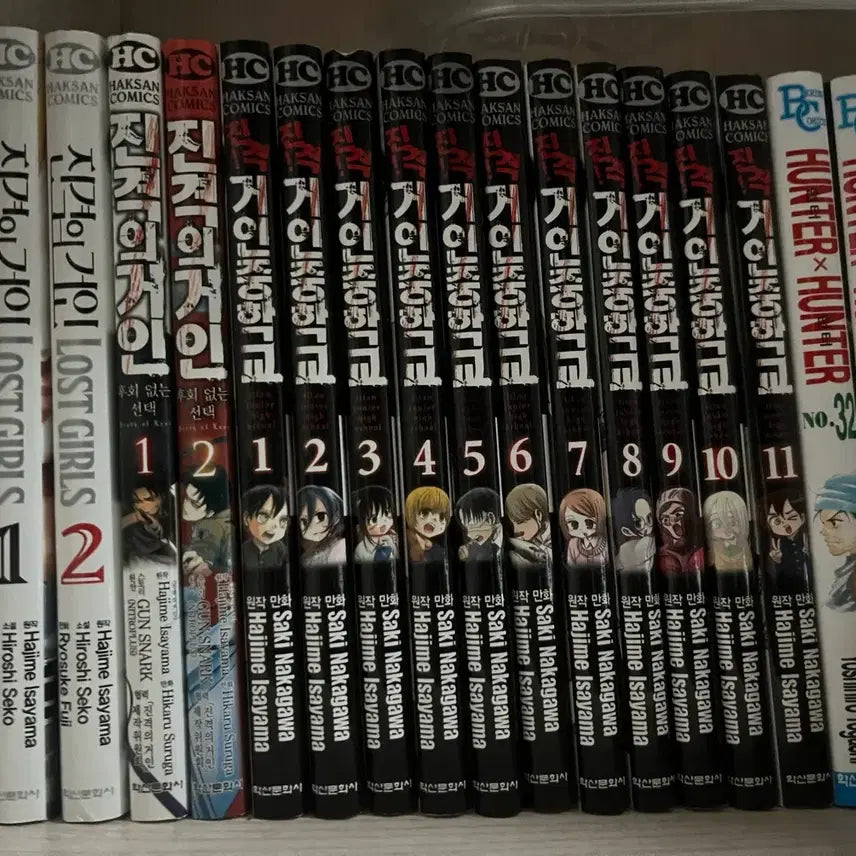 [BUNJANG] Attack on Titan Lost Girls Bundle Set / 진격의거인 진격거 lost girls 후회없는선택 진격중 전권 일괄