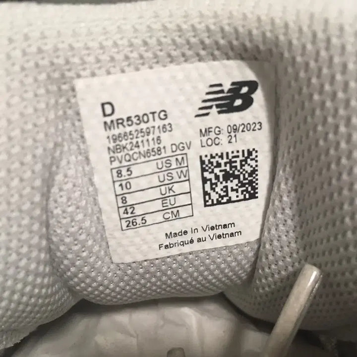 [BUNJANG] New Balance MR530TG Sneakers / 뉴발란스 MR530TG 국내매장판 265mm