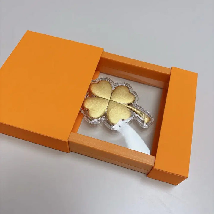 [BUNJANG] 24K 0.1g Clover Pendant / 선물추천) 24k 0.1그램 클로버 (선물용 케이스 같이 드려요)