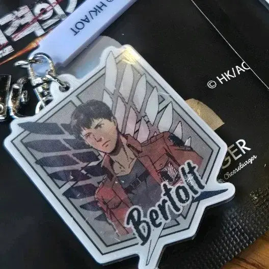 [BUNJANG] Frank Burger Attack on Titan Bertholdt Acrylic Keyring / 진격거 진격의 거인 프랭크버거 아크릴 키링 베르톨트