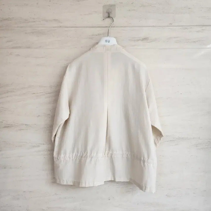 [BUNJANG] Satin Roll-Up Jumper / (새상품)샤틴 프린팅 롤업 점퍼 프리사이즈