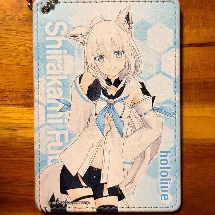 [BUNJANG] Hololive Shirakami Fubuki Passcase Cardholder / 홀로라이브 시라카미 후부키 패스케이스 카드지갑