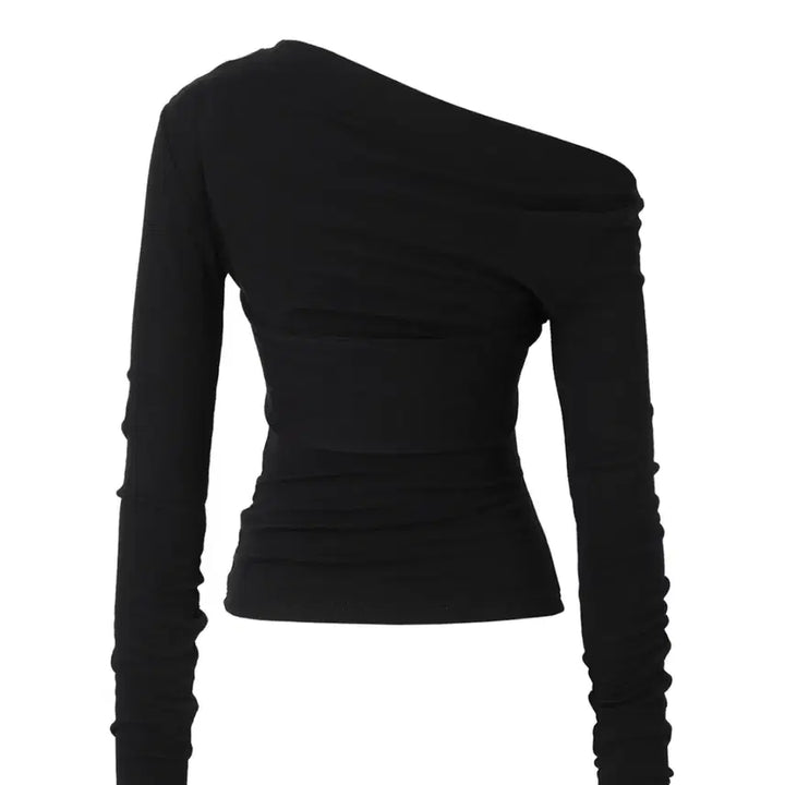 [BUNJANG] Drape Flow Tie Long Sleeve Top / 새상품) Drape Flow Tie Long Sleeve