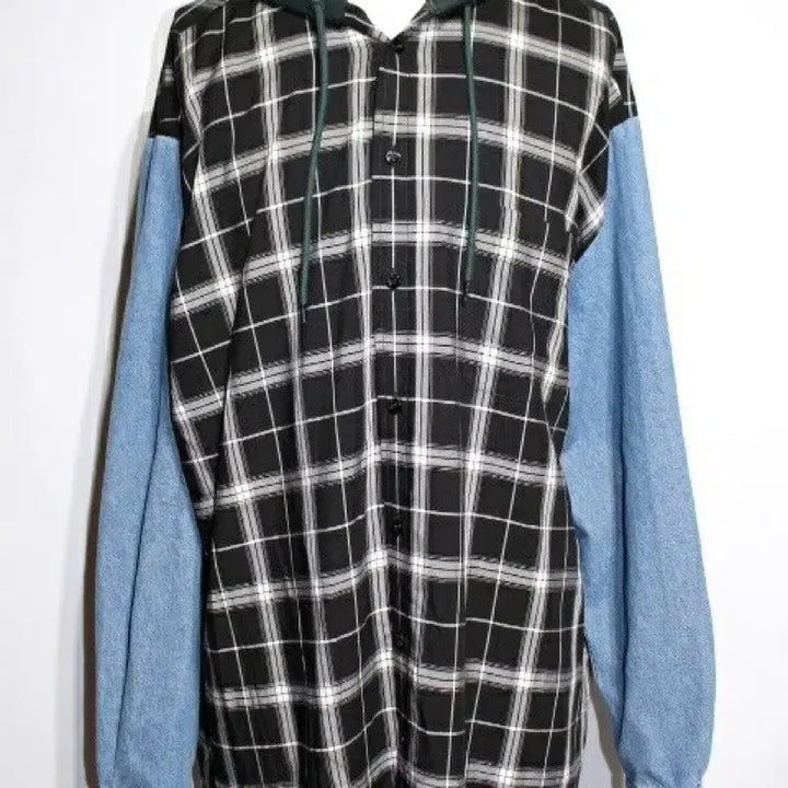 [BUNJANG] Balenciaga Denim Detachable Hooded Jacket / 발렌시아가 데님 후드 자켓(탈부착o-조끼,데님후드로 활용가능)