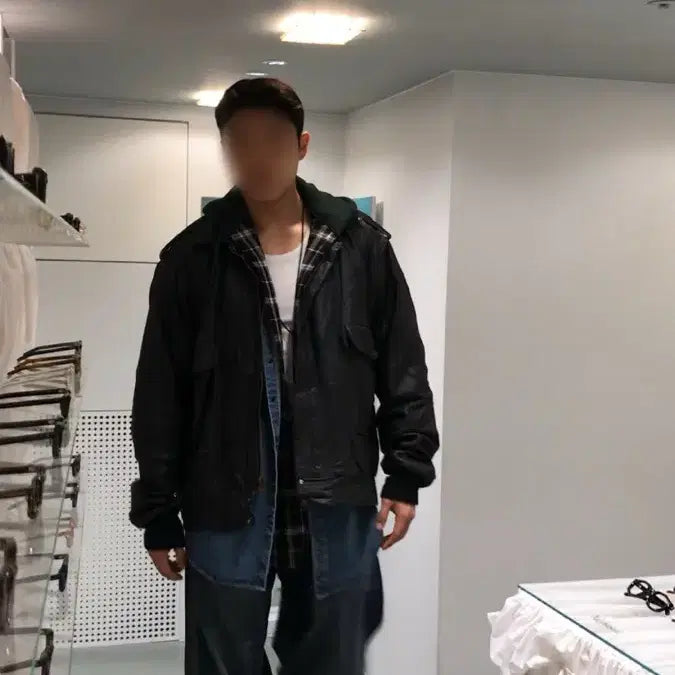 [BUNJANG] Balenciaga Denim Detachable Hooded Jacket / 발렌시아가 데님 후드 자켓(탈부착o-조끼,데님후드로 활용가능)