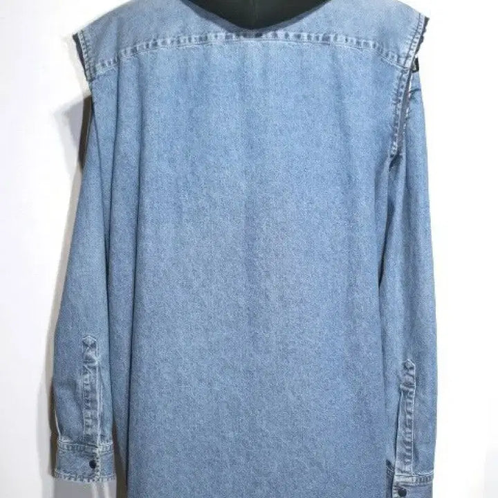 [BUNJANG] Balenciaga Denim Detachable Hooded Jacket / 발렌시아가 데님 후드 자켓(탈부착o-조끼,데님후드로 활용가능)