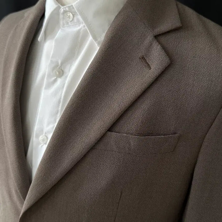 [BUNJANG] Summer Suit Set Brown / 남자정장 여름정장상하의셋업 브라운 L, XL, 2XL사이즈, 민트급