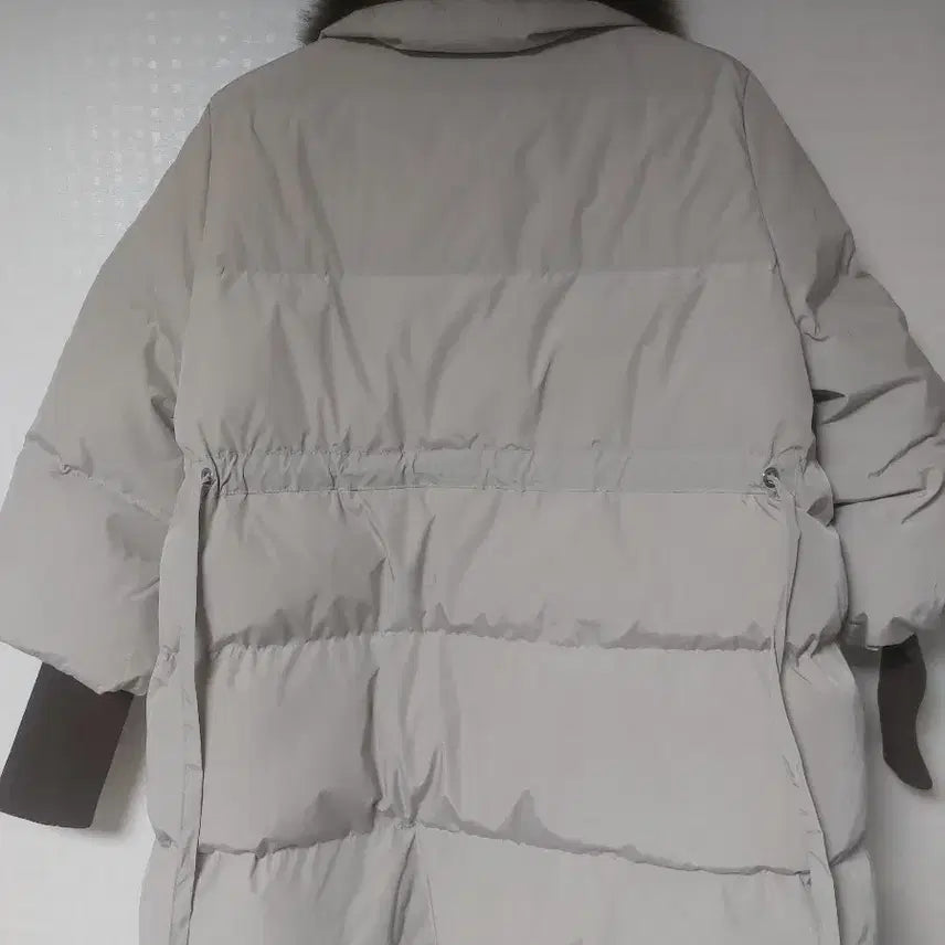 [BUNJANG] Detachable Padded Coat Ivory / 퍼 코트 탈부착 패딩 아이보리