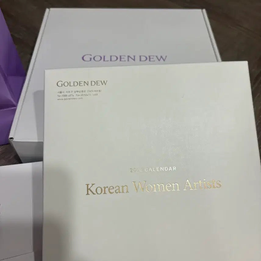 [BUNJANG] Golden Dew Blanket, Calendar, Pouch Bundle Set / 골든듀 블랭킷, 달력, 파우치 일괄