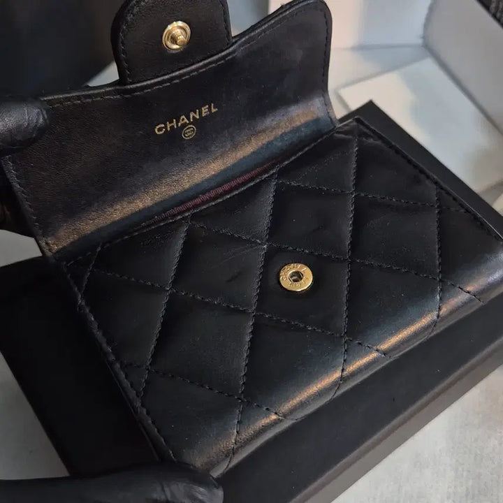 [BUNJANG] Chanel Classic Card Wallet / 샤넬 블랙 클래식 카드지갑