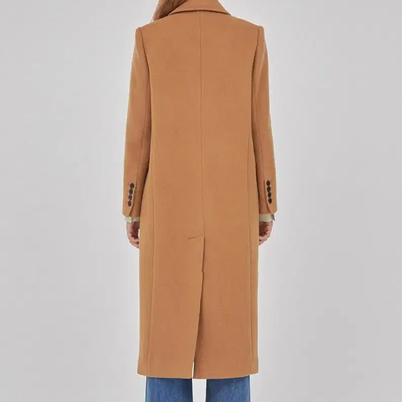 [BUNJANG] RAIVE Angora Blend Single Wool Coat_Camel / (단종) RAIVE 레이브 앙고라 블렌드 싱글 울 코트_카멜