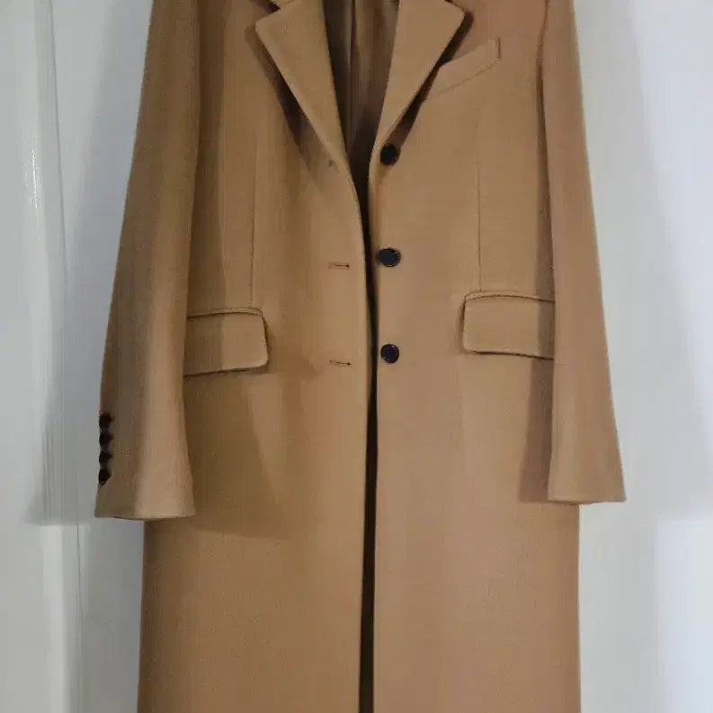 [BUNJANG] RAIVE Angora Blend Single Wool Coat_Camel / (단종) RAIVE 레이브 앙고라 블렌드 싱글 울 코트_카멜