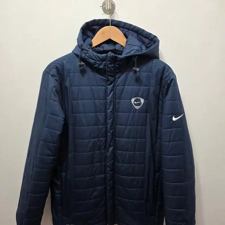 [BUNJANG] Nike Hooded Padded Jumper Navy M / 나이키 후드 패딩 점퍼 네이비 M
