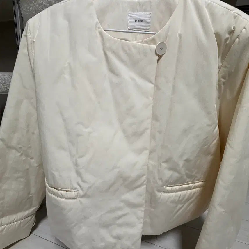 [BUNJANG] Uanoia Padded Jacket Ivory / 유노이아 패딩자켓 아이보리