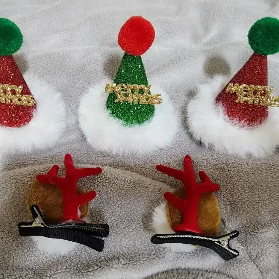 [BUNJANG] Christmas Hairpin Set / 크리스마스 머리핀 장식