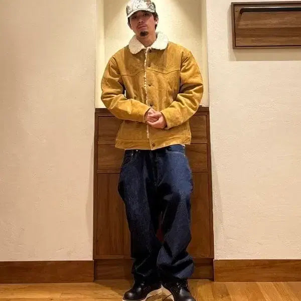 [BUNJANG] Levi's Premium Line Suede Shearling Sherpa / 리바이스 프리미엄라인 스웨이드 시어링 쉐르파