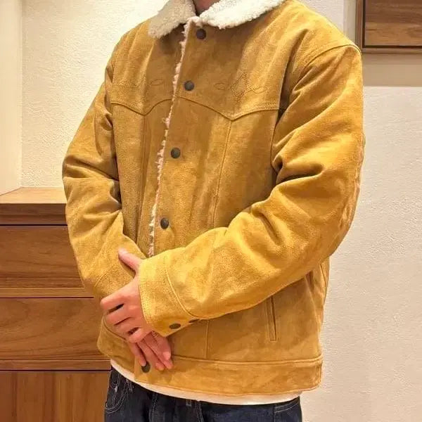 [BUNJANG] Levi's Premium Line Suede Shearling Sherpa / 리바이스 프리미엄라인 스웨이드 시어링 쉐르파